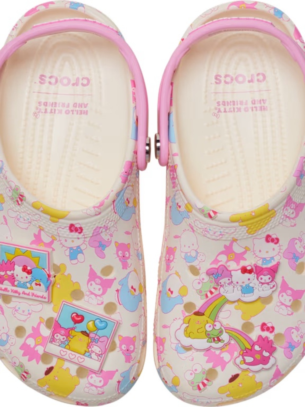 NWT Kids’ Hello Kitty® and Friends Pastel Classic Clog Crocs Size 1